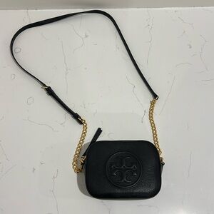 Tory Burch Bombe Logo Round Cross-Body Bag